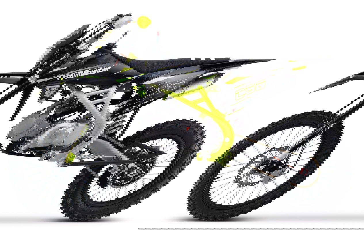 TrailMaster C50 150cc Gas Dirt Bike, 4-Speed Manual Clutch (17/14) Wheels