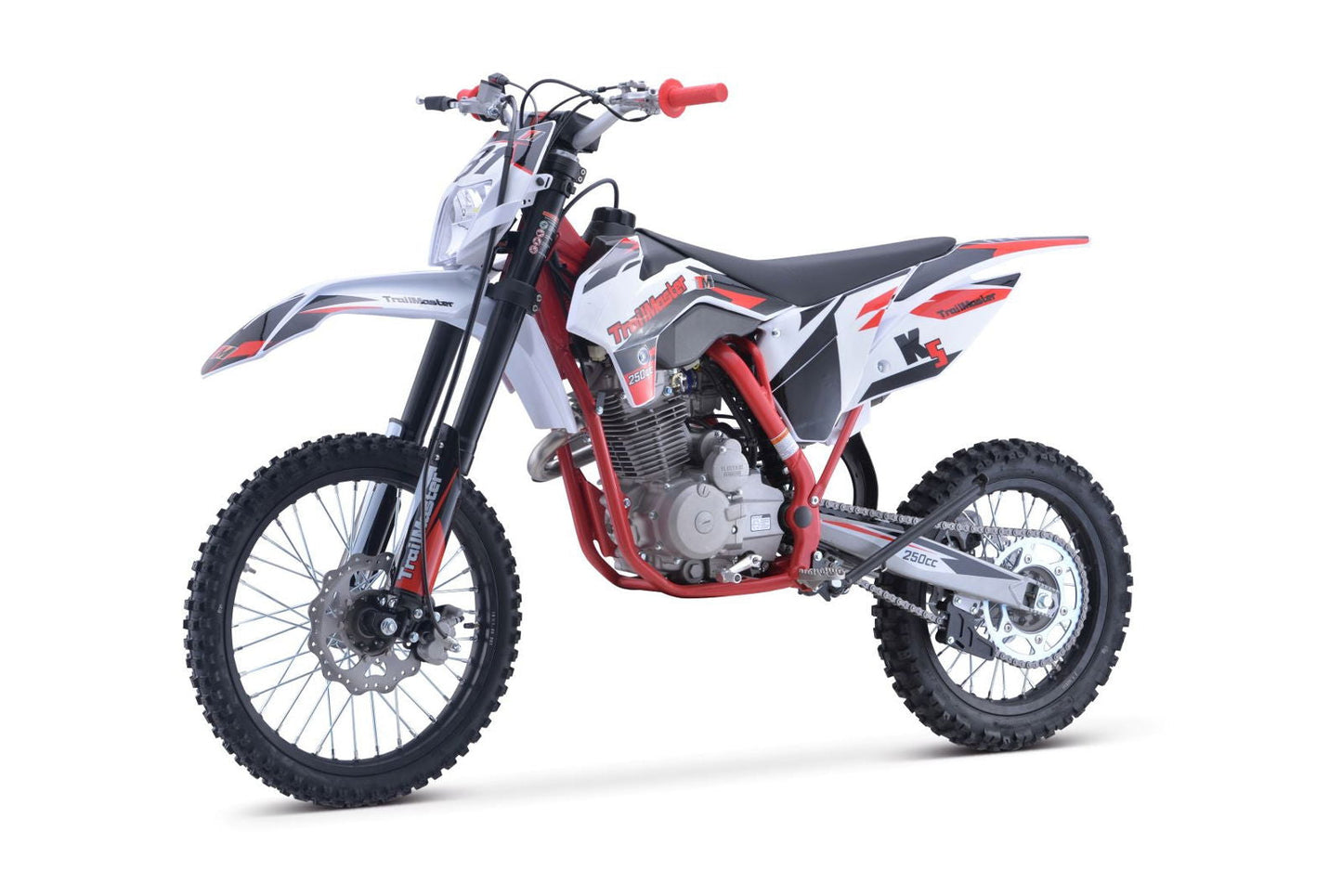 TM31 250cc Dirt Bike 5-Speed Manual Dual Disc Brakes, Electric Start with Kick backup (19/16)