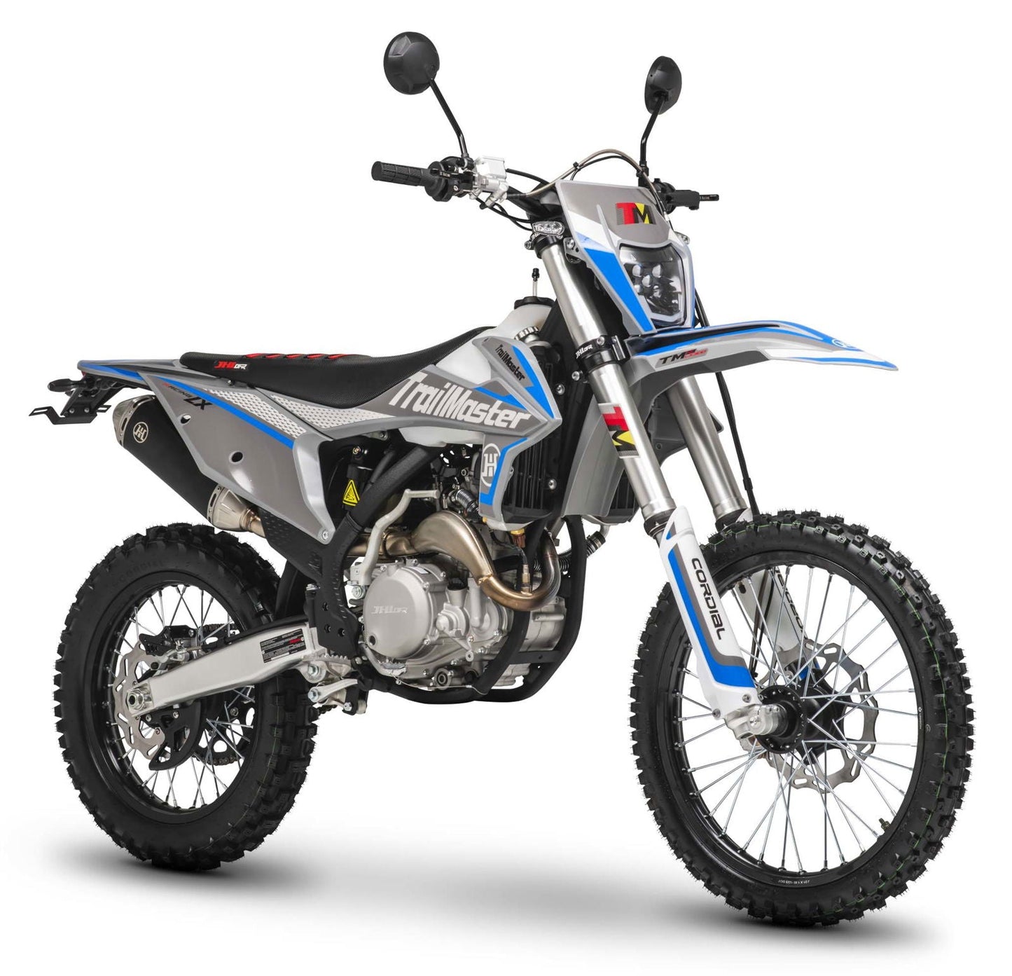 TrailMaster LX300 Dual Sport Dirt Bike, NC300 EFI Racing Engine, Liquid-Cooled, 6-Speed Manual, Dual Disc Brakes, Electric Start with Kick backup, Wheels (21/18)