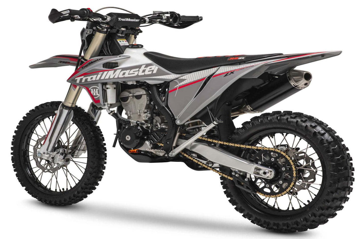 TrailMaster LX300-Pro Dirt Bike, NC300 EFI Racing Engine, Liquid-Cooled, 6-Speed Manual, Dual Disc Brakes, Electric Start with Kick backup, Billet Wheels (21/18)
