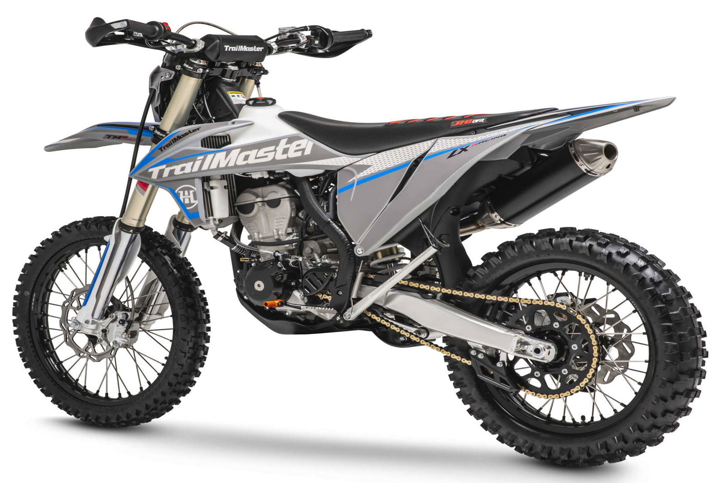 TrailMaster LX300-Pro Dirt Bike, NC300 EFI Racing Engine, Liquid-Cooled, 6-Speed Manual, Dual Disc Brakes, Electric Start with Kick backup, Billet Wheels (21/18)