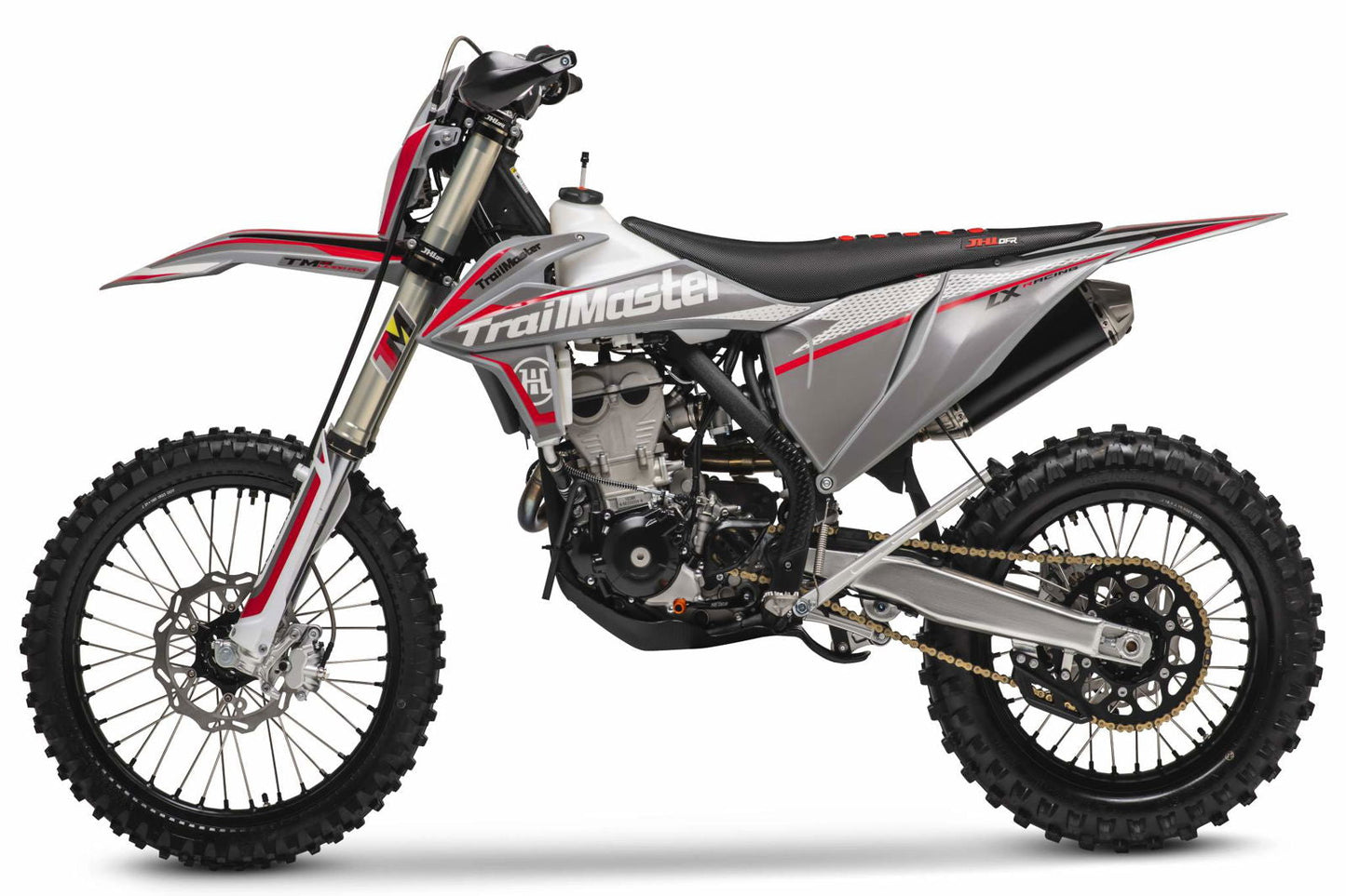TrailMaster LX300-Pro Dirt Bike, NC300 EFI Racing Engine, Liquid-Cooled, 6-Speed Manual, Dual Disc Brakes, Electric Start with Kick backup, Billet Wheels (21/18)