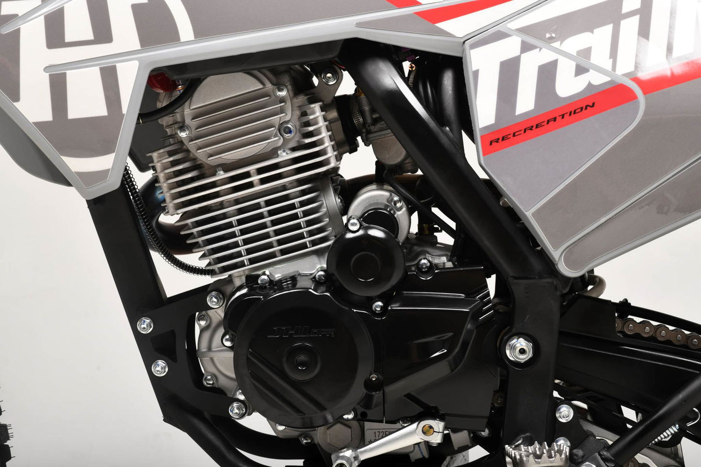 MX250Pro Dirt Bike, 5-Speed Manual, Dual Disc Brakes, Electric Start (21/18) Wheels