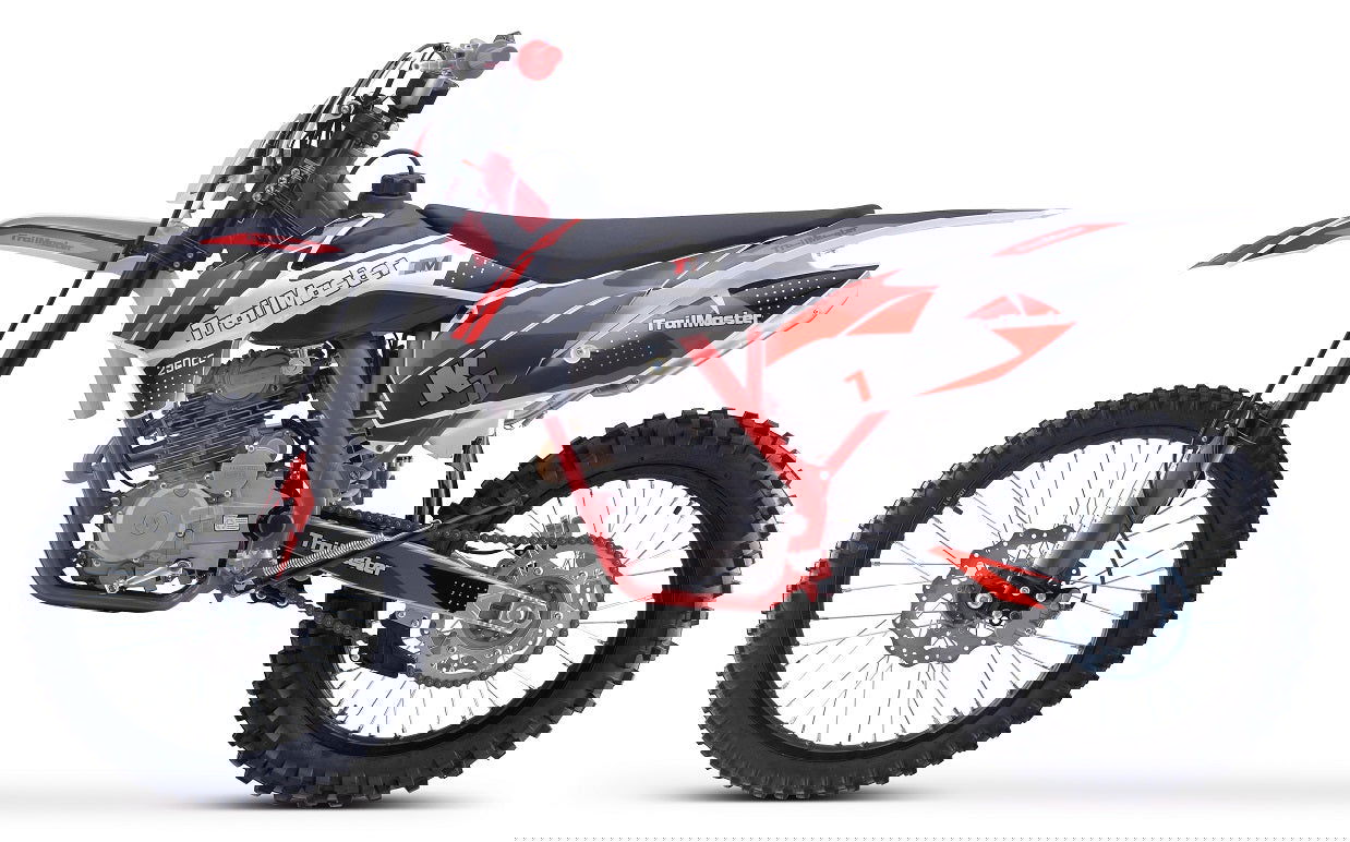 TrailMaster TM33 250 Dirt Bike, 5-Speed Manual, Dual Disc Brakes (21/18)