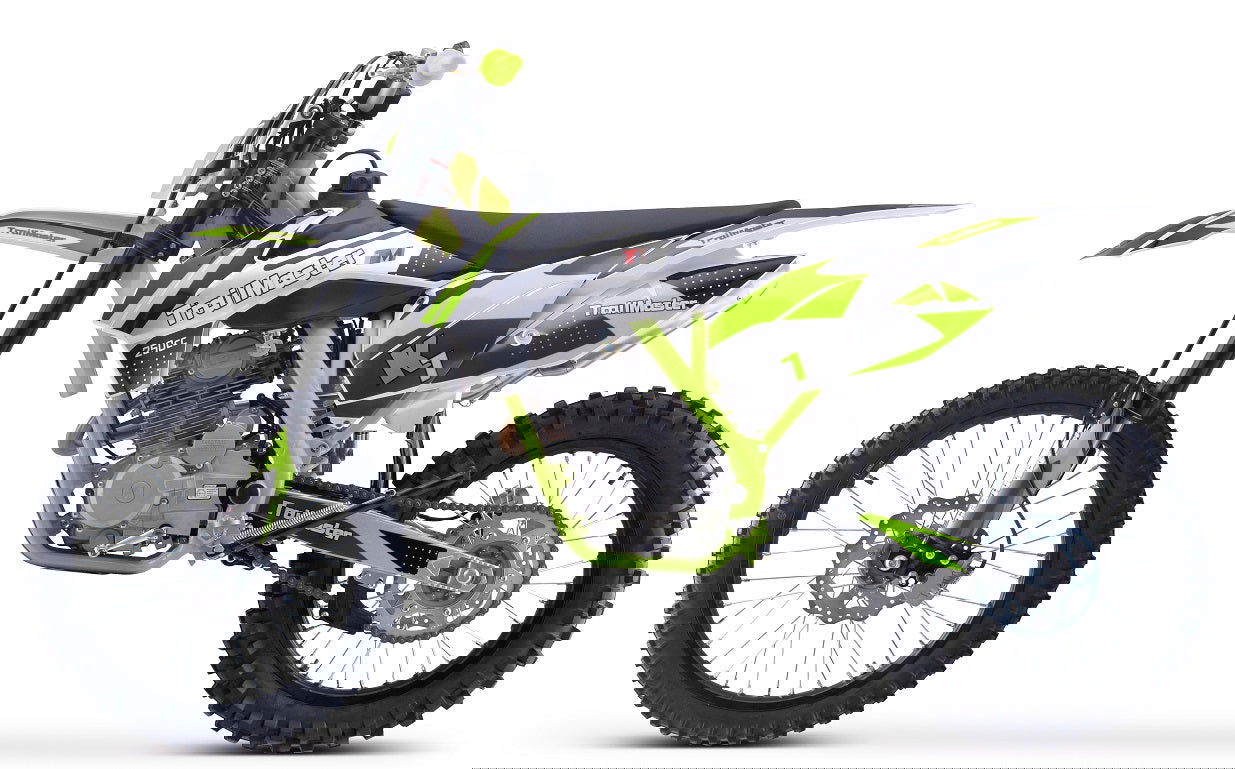 TrailMaster TM33 250 Dirt Bike, 5-Speed Manual, Dual Disc Brakes (21/18)