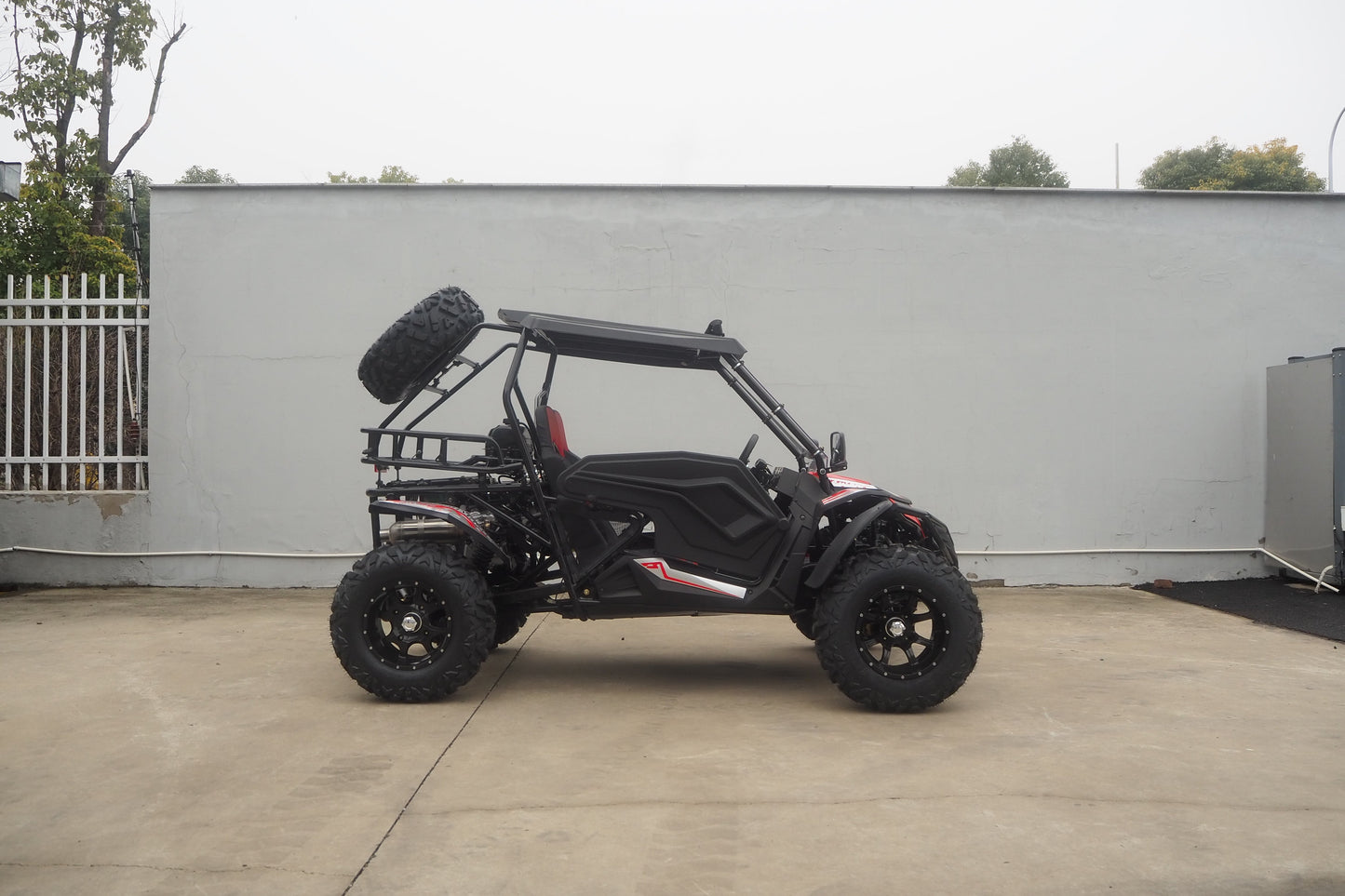 Cheetah 300Pro EFI Deluxe UTV Go Kart, Shaft Drive, Liquid Cooled CVT Auto with Reverse, Side Doors, Hard Top, Windshield, LED Light Bar
