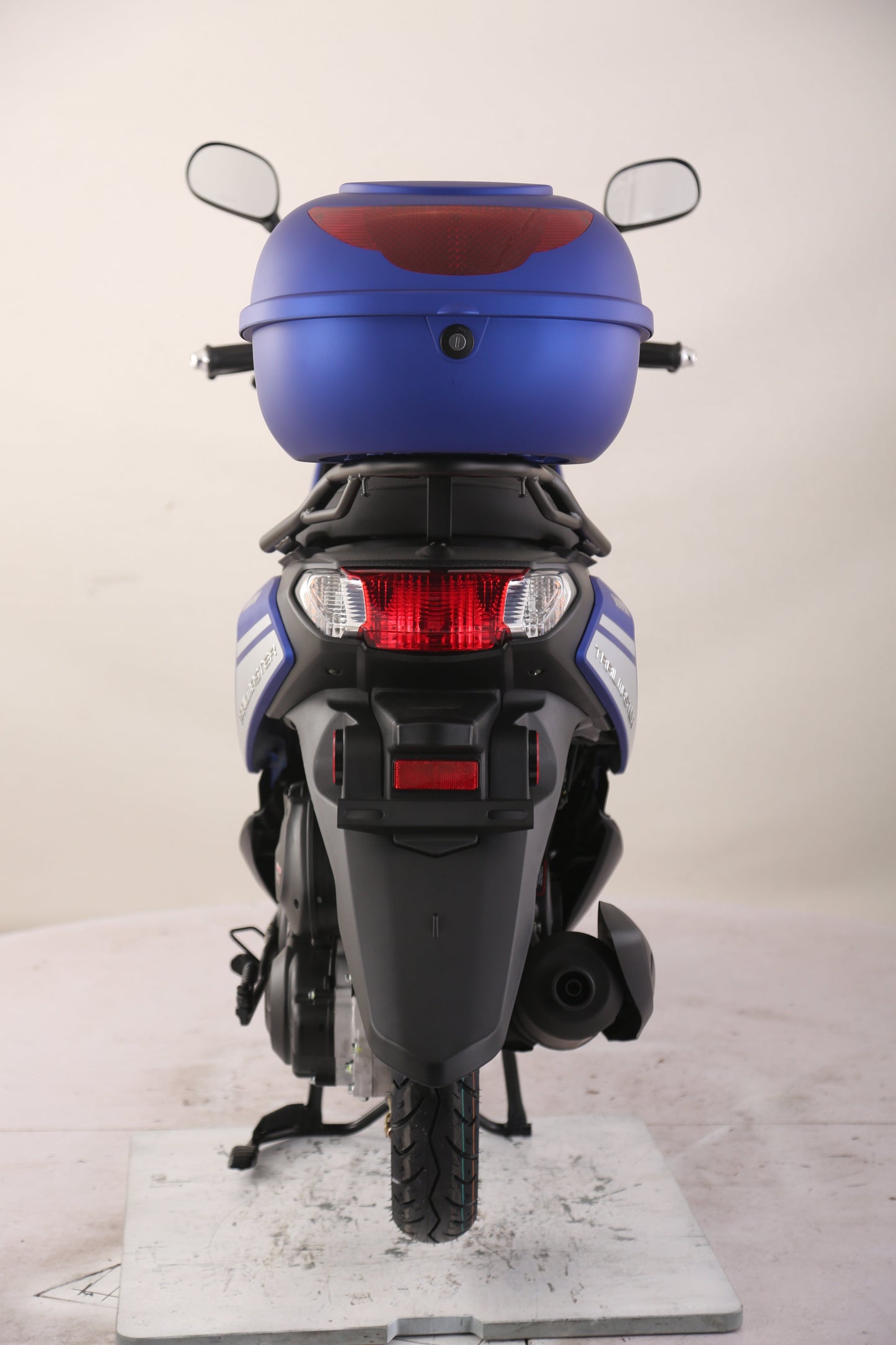 TrailMaster Flash 50cc Street Scooter, CVT Automatic, LED Lights, Rear Trunk Included