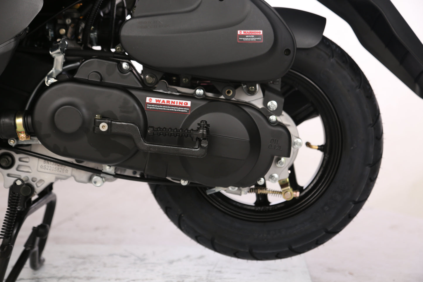 TrailMaster Flash 50cc Street Scooter, CVT Automatic, LED Lights, Rear Trunk Included