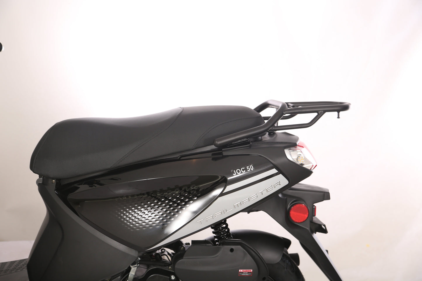 TrailMaster Flash 50cc Street Scooter, CVT Automatic, LED Lights, Rear Trunk Included