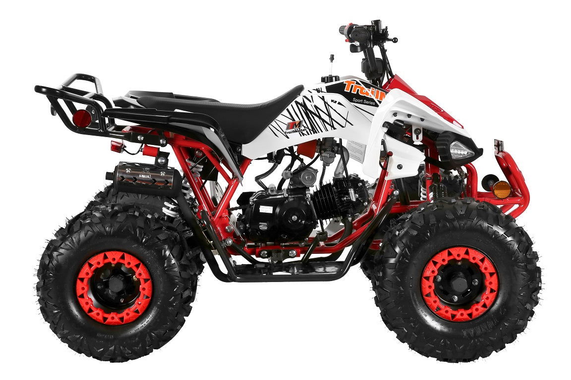 TrailMaster K125 125cc Sport ATV, Automatic with Reverse, 8-inch Wheels Large Tires, Ages 9-12