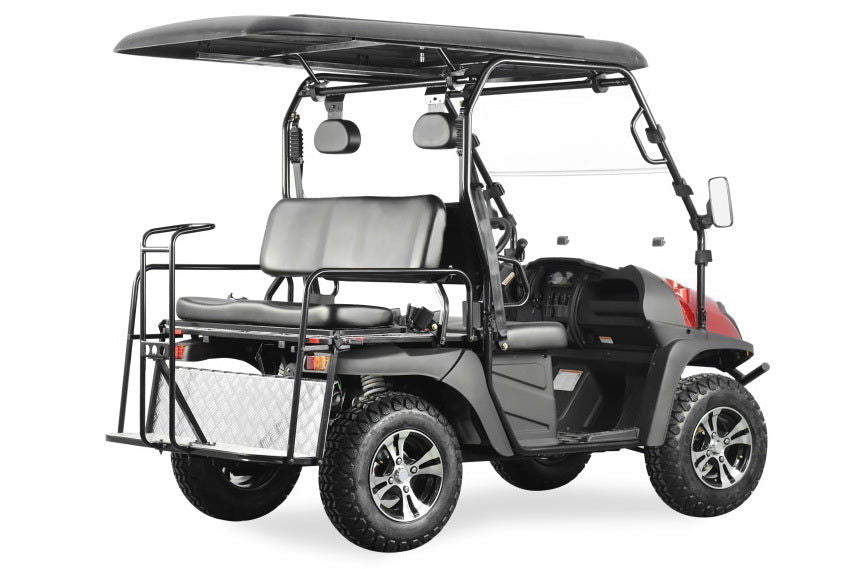 TrailMaster Taurus 200E-GX UTV Gas Golf Cart, Full Length Roof, 4-Seat, DOT Approved, Electronic Fuel Injection