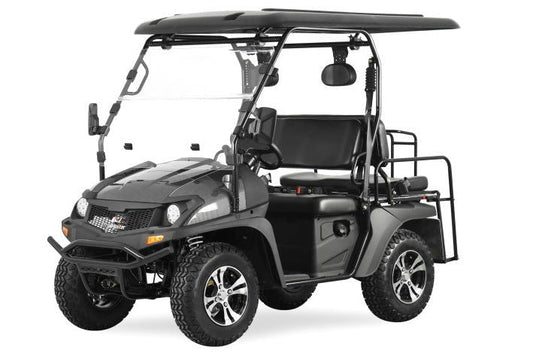 TrailMaster Taurus 200GX UTV Gas Golf Cart, Full Length Roof, 4-Seat, DOT Approved