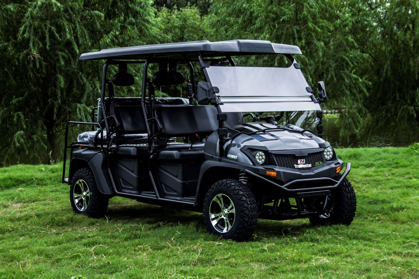 TrailMaster Taurus 80ED-GV 6-Seat Electric Golf Cart, 72 Volt, Extended Roof