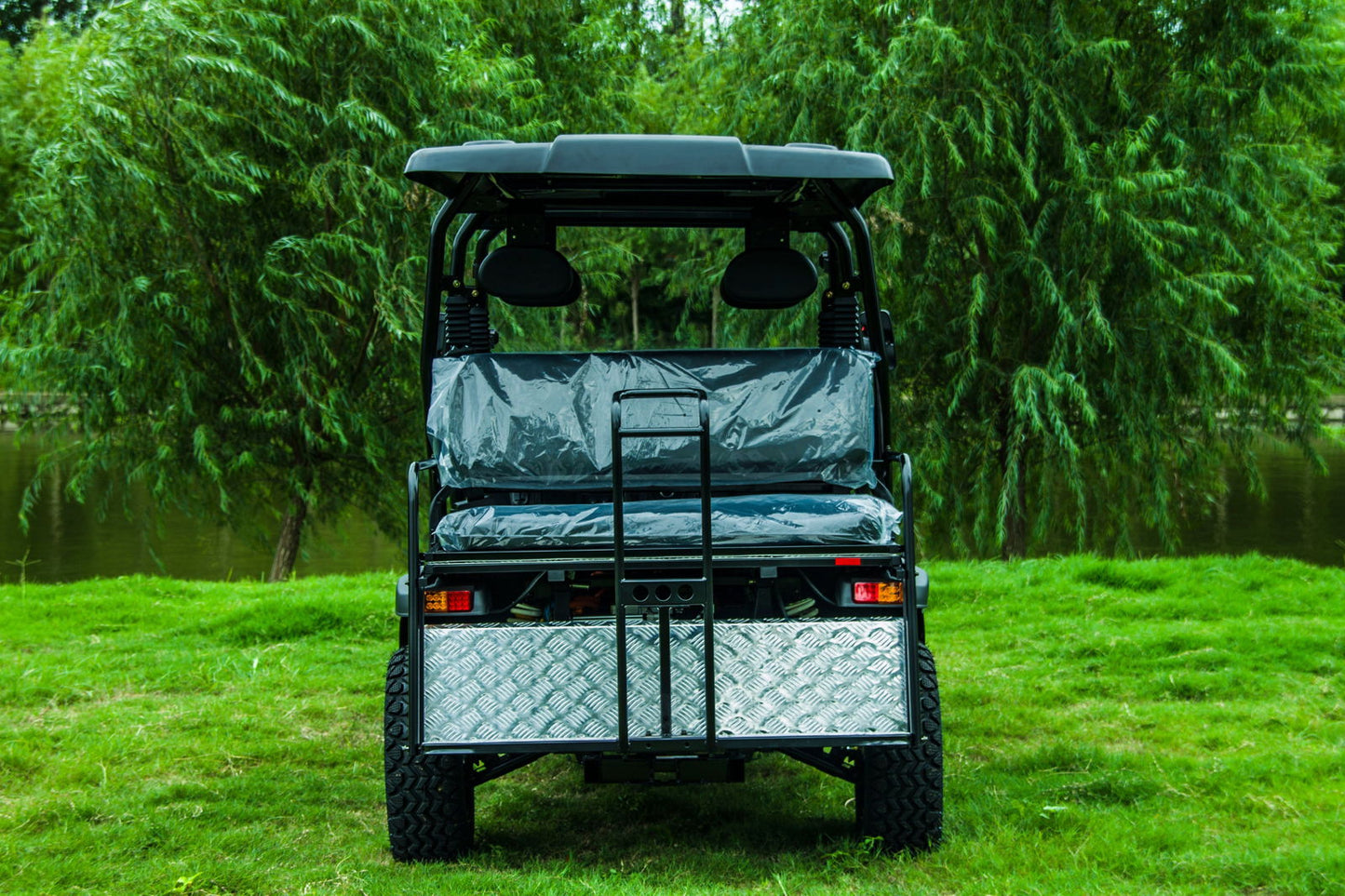 TrailMaster Taurus 80ED-GV 6-Seat Electric Golf Cart, 72 Volt, Extended Roof