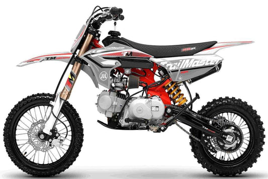 MK125 Dirt Bike 4-Speed Manual Dual Disc Brakes, Electric Start (14/12), Ages 12 and up