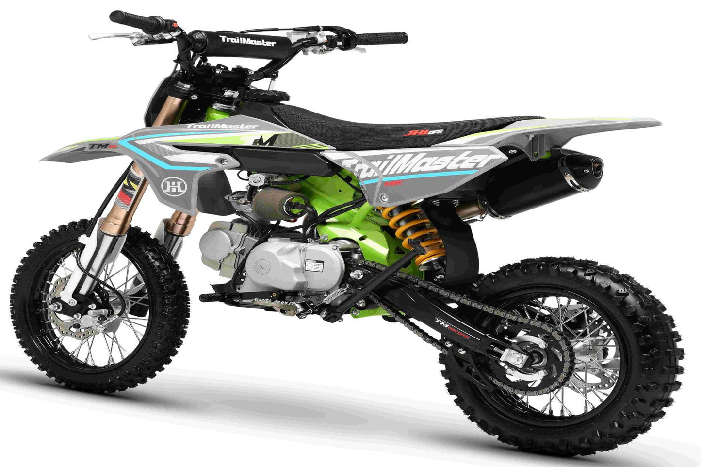 MK125S Pro Series Dirt Bike, 4-Speed Semi-Automatic, Electric Start, Dual Disc Brakes, (14/12) Wheels