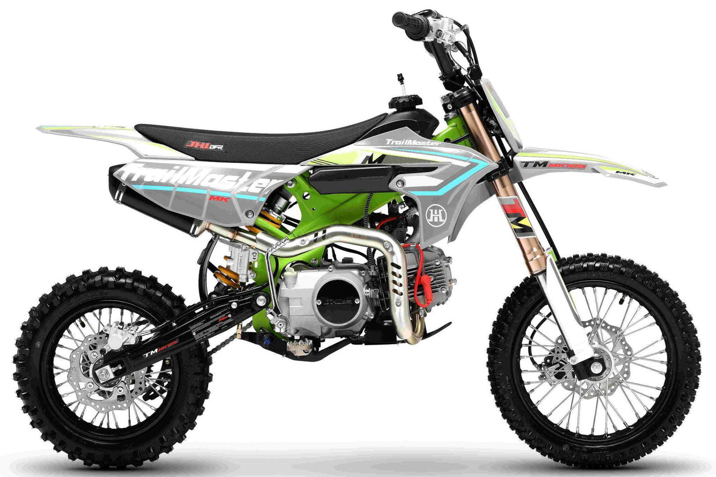 MK125S Pro Series Dirt Bike, 4-Speed Semi-Automatic, Electric Start, Dual Disc Brakes, (14/12) Wheels