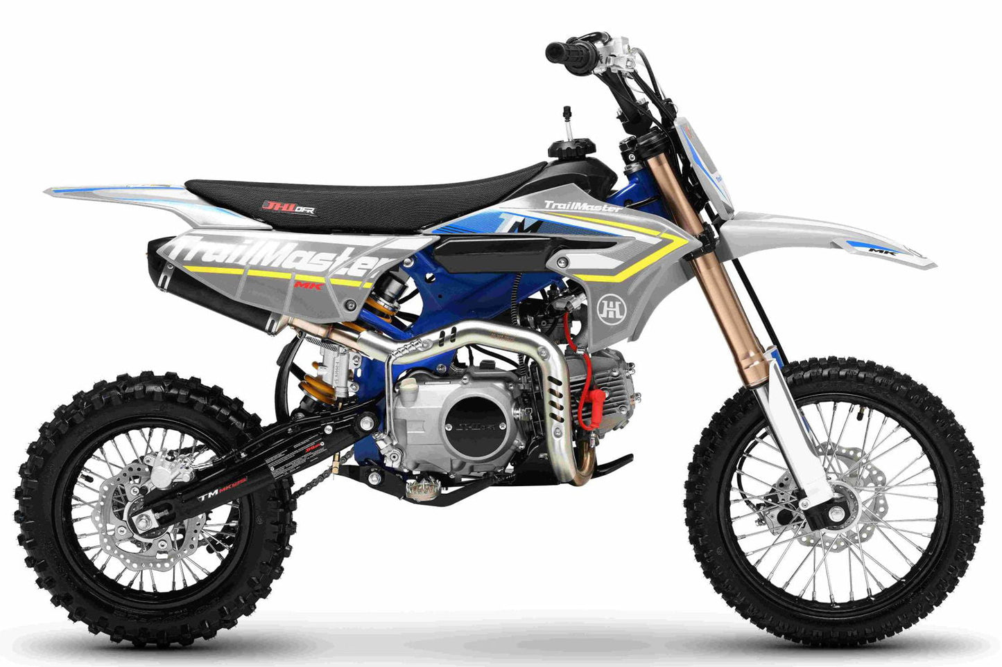 MK125S Pro Series Dirt Bike, 4-Speed Semi-Automatic, Electric Start, Dual Disc Brakes, (14/12) Wheels