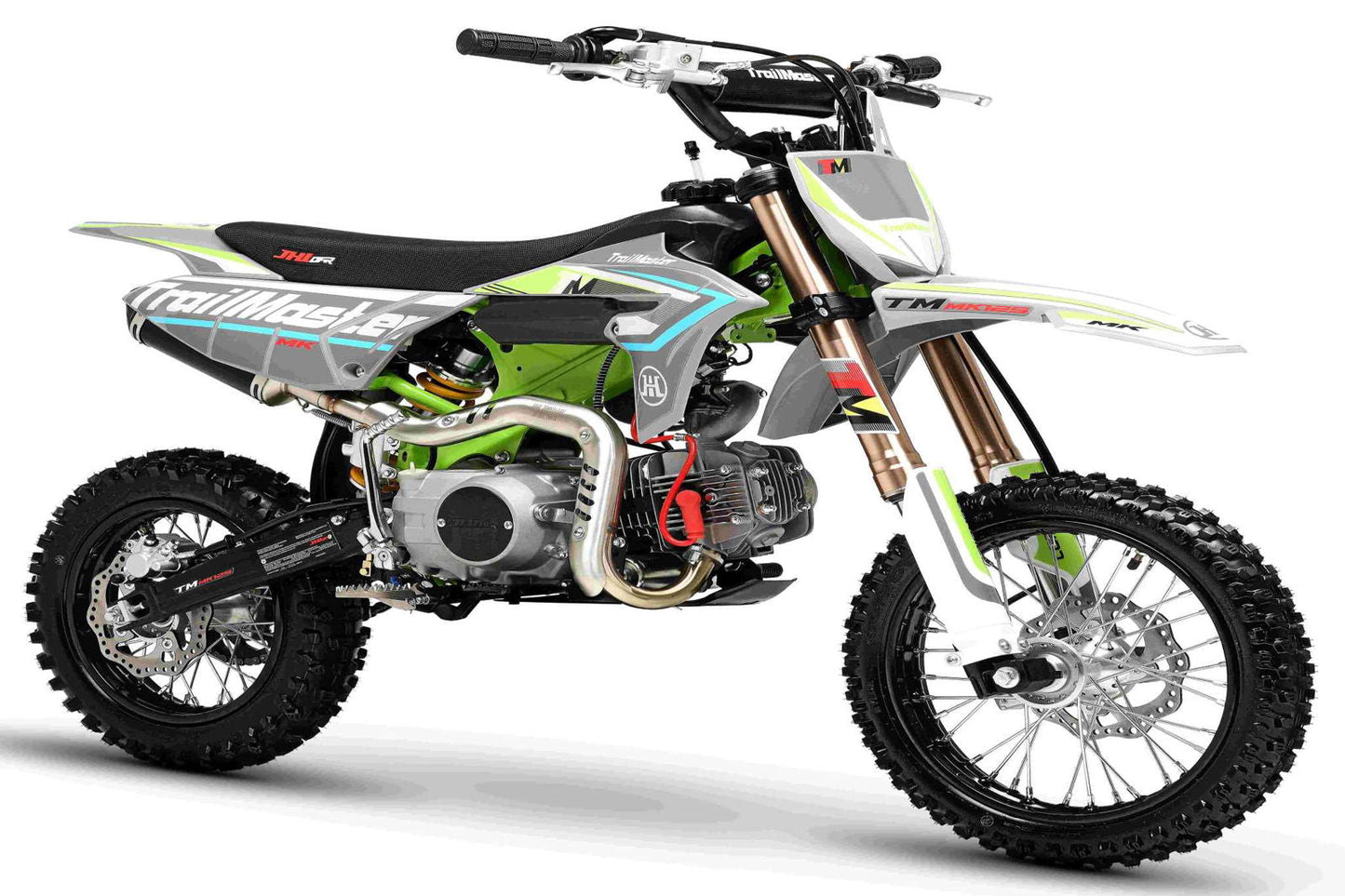MK125S Pro Series Dirt Bike, 4-Speed Semi-Automatic, Electric Start, Dual Disc Brakes, (14/12) Wheels