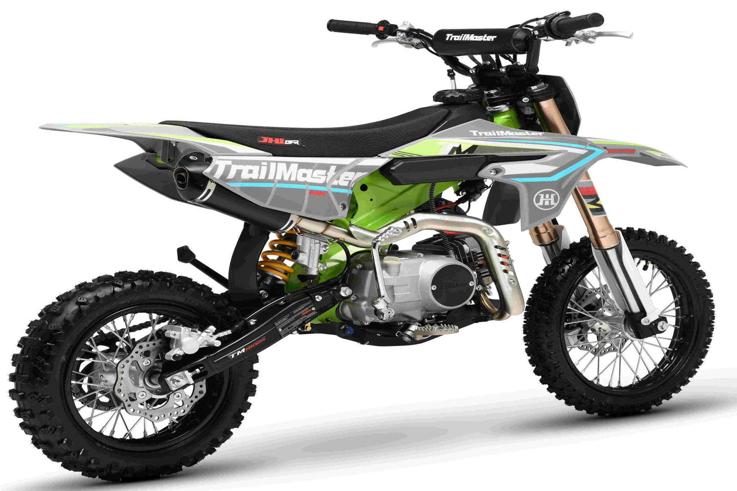 MK125S Pro Series Dirt Bike, 4-Speed Semi-Automatic, Electric Start, Dual Disc Brakes, (14/12) Wheels