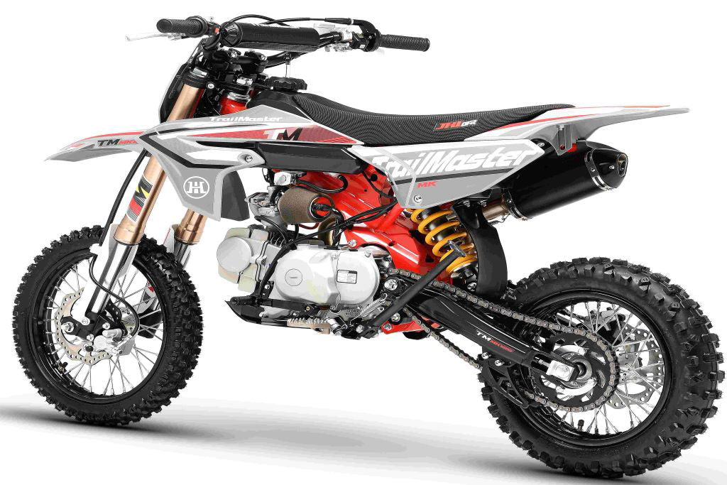MK125S Pro Series Dirt Bike, 4-Speed Semi-Automatic, Electric Start, Dual Disc Brakes, (14/12) Wheels