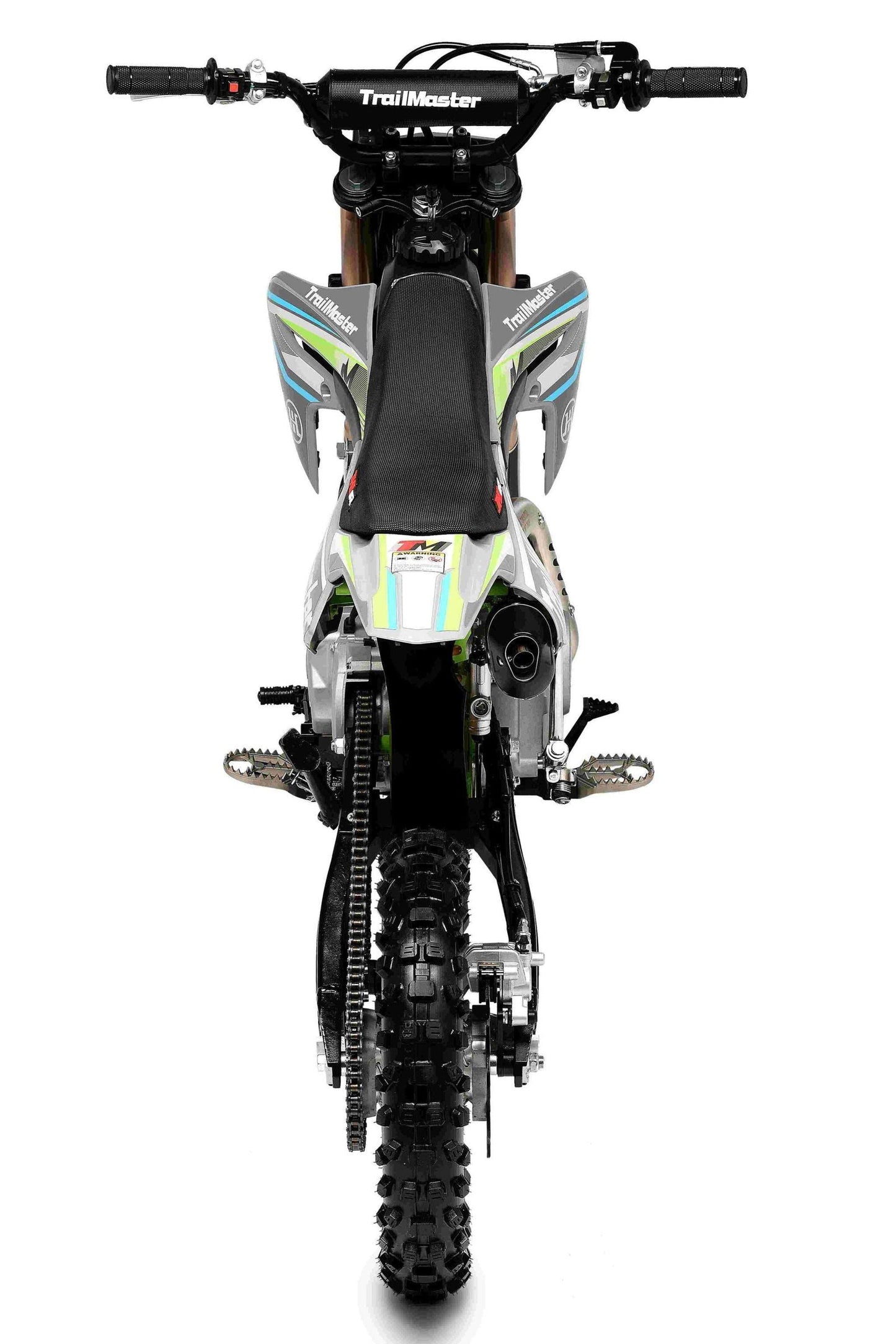 TrailMaster MK125S Pro Series Dirt Bike, 4-Speed Semi-Automatic, Electric Start, Dual Disc Brakes, (14/12) Wheels