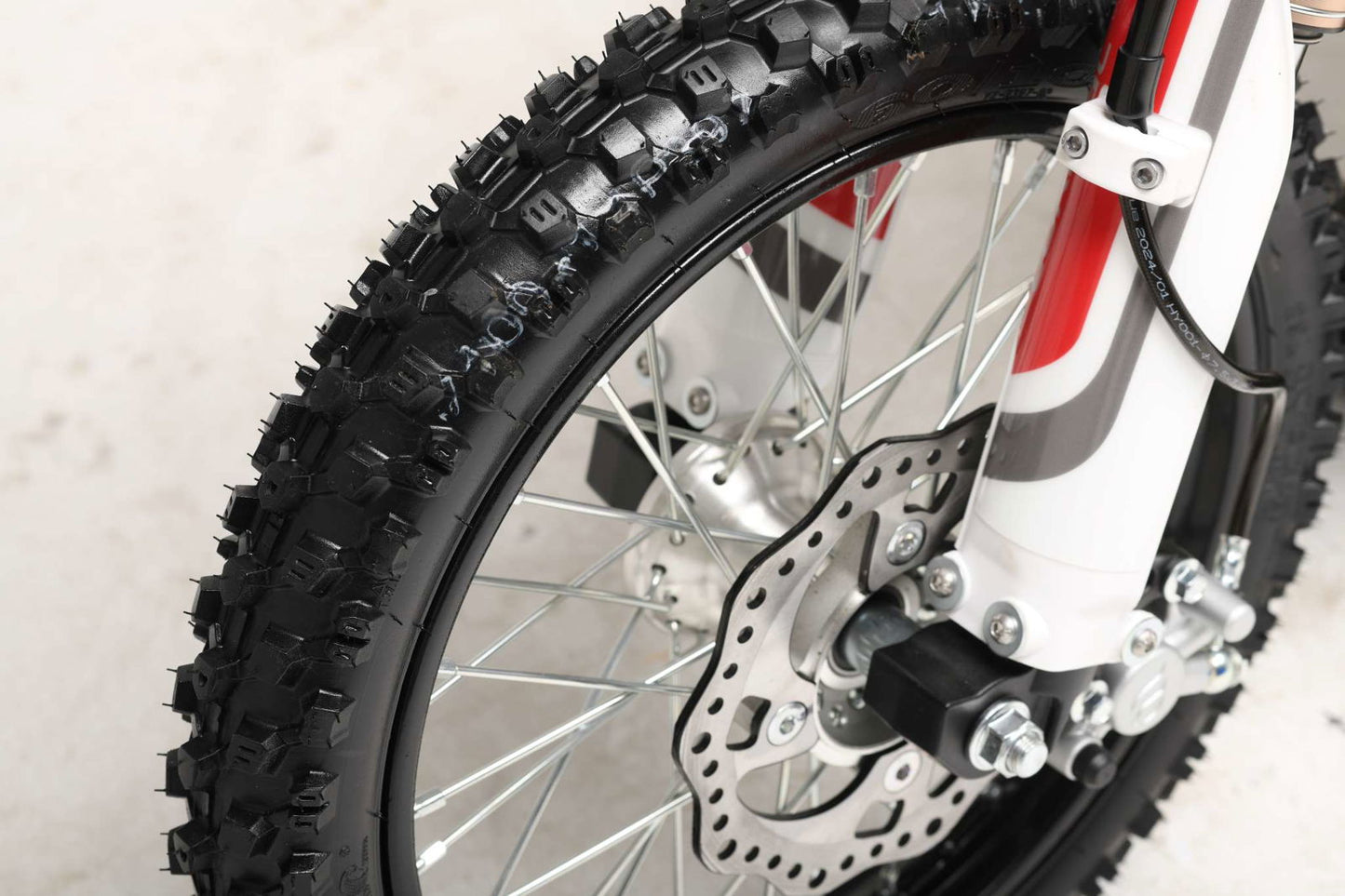 MK125 Dirt Bike 4-Speed Manual Dual Disc Brakes, Electric Start (14/12), Ages 12 and up