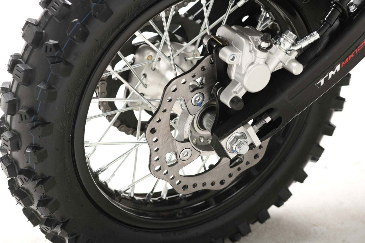 TrailMaster MK110ES Pro Series Dirt Bike, BOSCH EFI, 4-Speed Automatic, Electric Start, Dual Disc Brakes, (14/12) Wheels