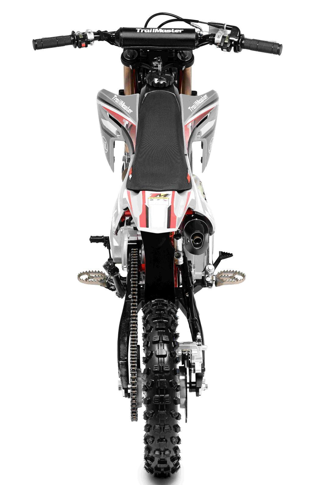 TrailMaster MK125S Pro Series Dirt Bike, 4-Speed Semi-Automatic, Electric Start, Dual Disc Brakes, (14/12) Wheels