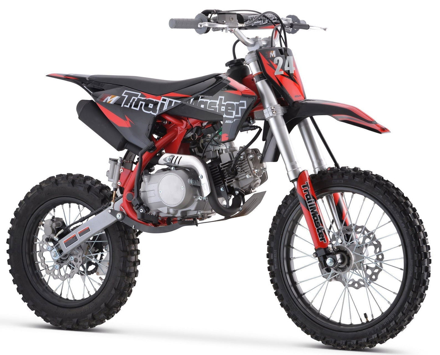 TM24 125cc Dirt Bike 4-Speed Semi Auto (17/14), Ages 12 and up