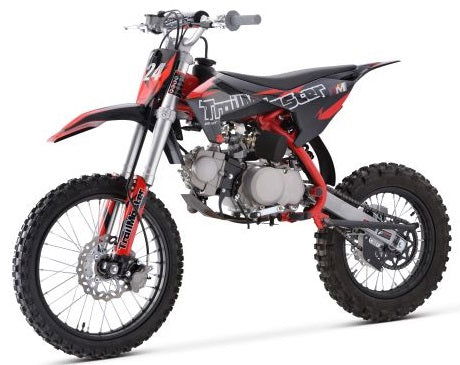TM24 125cc Dirt Bike 4-Speed Semi Auto (17/14), Ages 12 and up