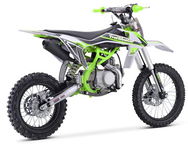 TrailMaster TM29 125cc Dirt Bike, Large Frame, 4-Speed Manual, with El ...