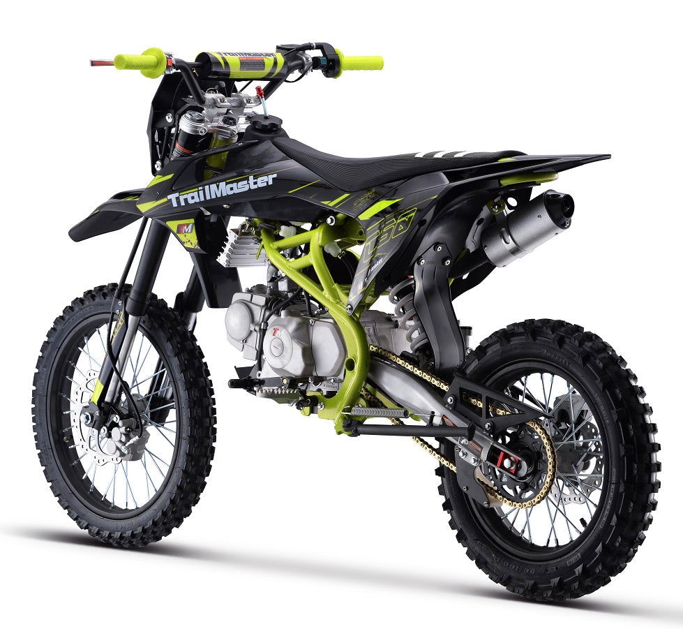 TrailMaster C50 150cc Gas Dirt Bike, 4-Speed Manual Clutch (17/14) Wheels