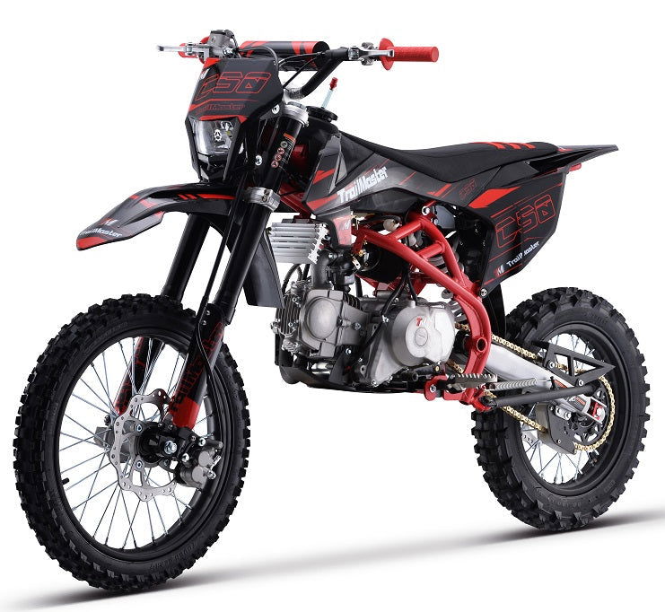 TrailMaster C50 150cc Gas Dirt Bike, 4-Speed Manual Clutch (17/14) Wheels