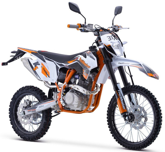 TrailMaster TM31X PRO 250cc Dirt Bike 5-Speed Manual Dual Disc Brakes, Electric Start with Kick backup (19/16)