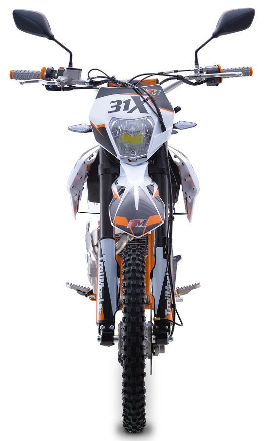 TrailMaster TM31X PRO 250cc Dirt Bike 5-Speed Manual Dual Disc Brakes, Electric Start with Kick backup (19/16)