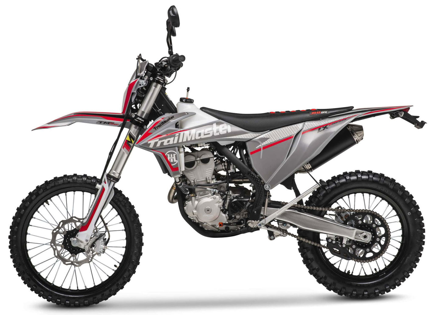 TrailMaster LX300 Dual Sport Dirt Bike, NC300 EFI Racing Engine, Liquid-Cooled, 6-Speed Manual, Dual Disc Brakes, Electric Start with Kick backup, Wheels (21/18)