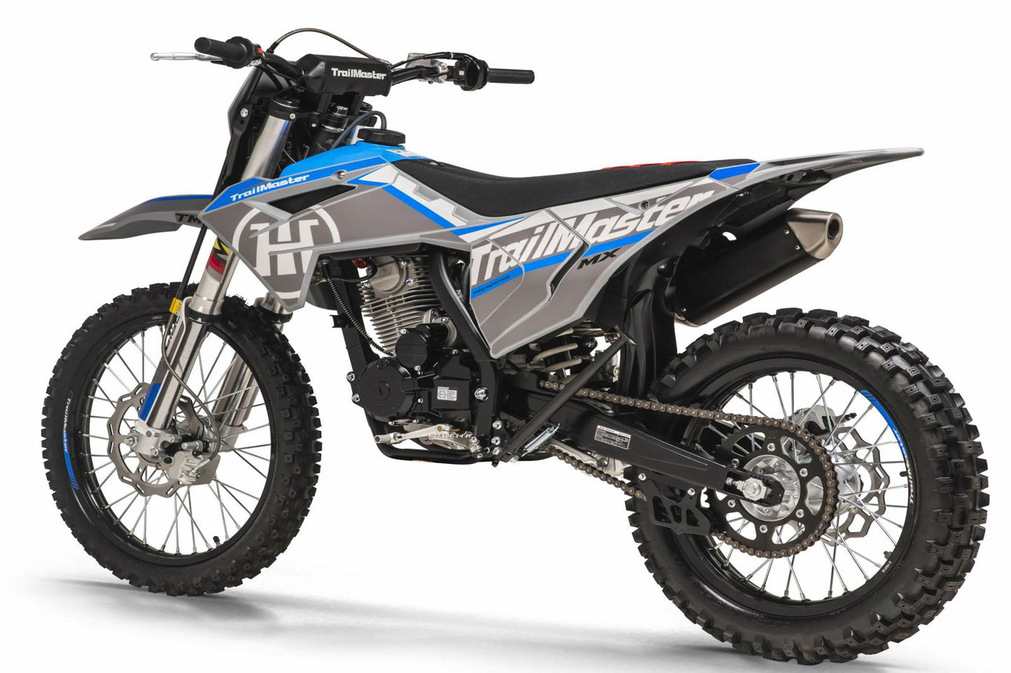 new! TrailMaster MX250 Dirt Bike 5-Speed Manual Dual Disc Brakes, Electric Start (21/18)