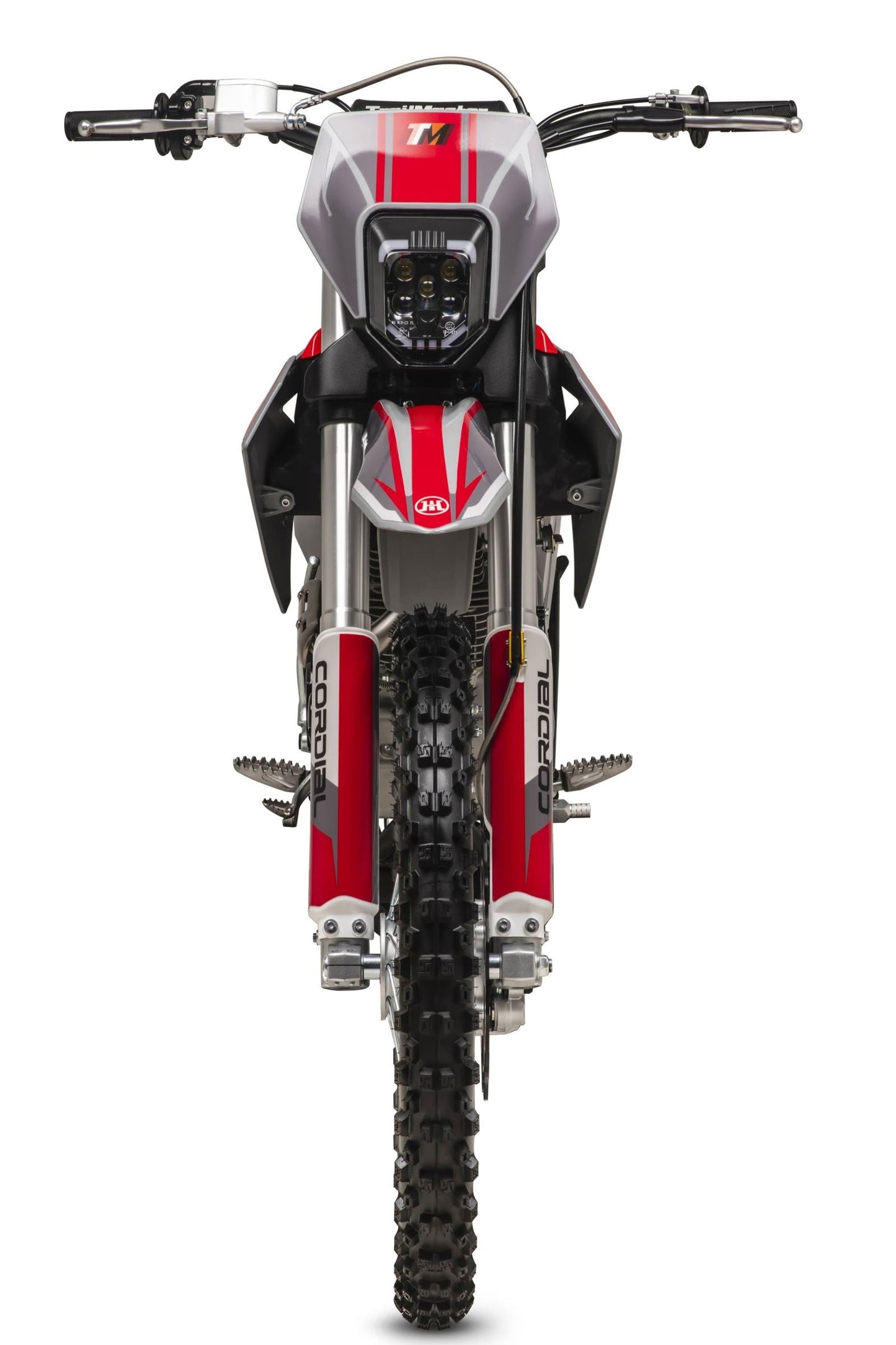 TrailMaster MX250 Dirt Bike, 5-Speed Manual, Electric Start, Dual Disc Brakes, (21/18) Wheels