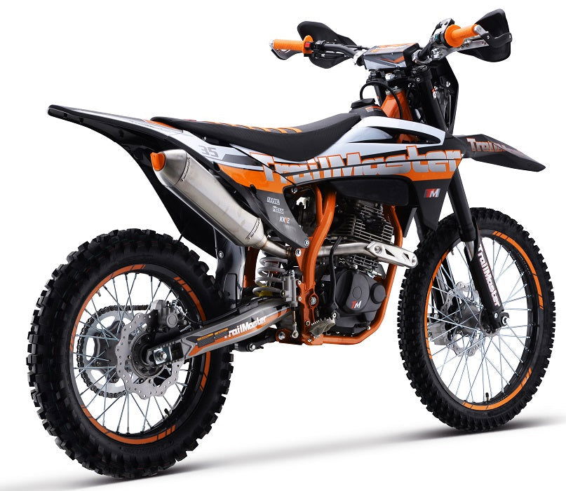 TrailMaster TM35 250cc Dirt Bike, 5-Speed Manual, Dual Disc Brakes, (21/18) Wheels