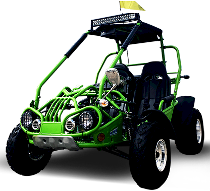 200E XRX (EFI) Fuel Injection Deluxe Buggy Go Kart, Alloy Wheels, Lights, Turn Signals
