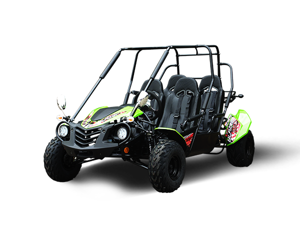 TrailMaster Blazer4 200EX EFI 4-Seater Buggy Go Kart, Extended Cab