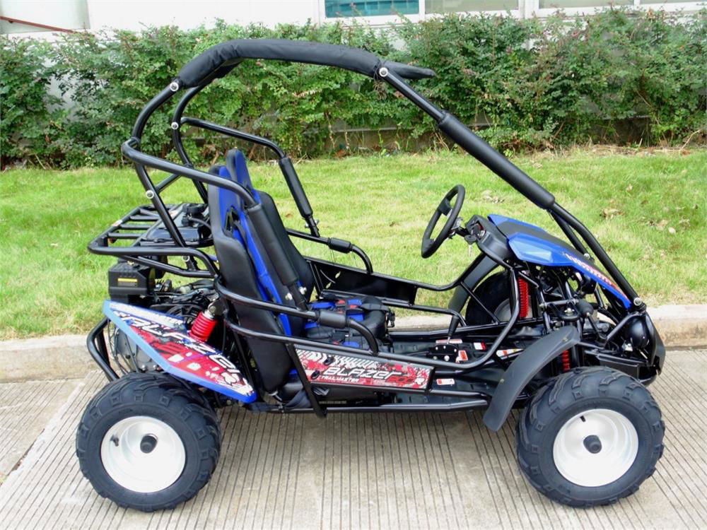Blazer 200R MID-Size Go Kart, 7hp Torque Converter, Electric Start Reverse, Kids Ages 7-12
