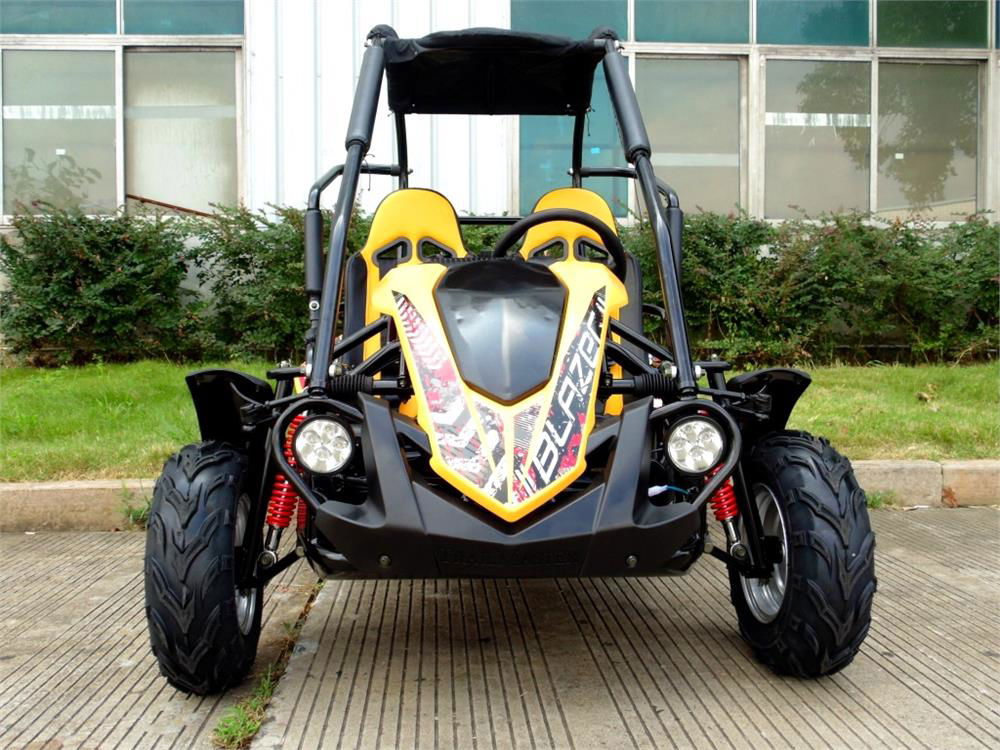 Blazer 200R MID-Size Go Kart, 7hp Torque Converter, Electric Start Reverse, Kids Ages 7-12