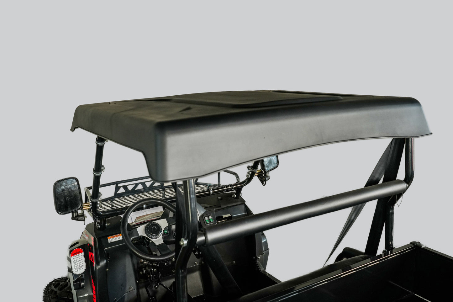 TrailMaster Challenger 200EUX UTV Side-by-Side, Front Cargo Rack, Rear Dump Bed, Deluxe Alloy Wheels, LED Light Bar