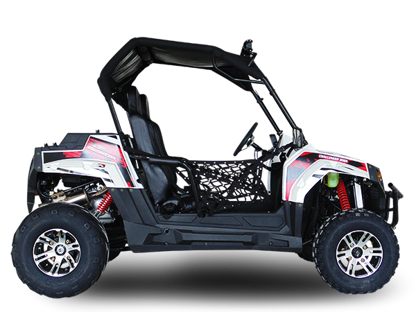 Challenger 300EX (EFI) UTV Side-by-Side, Shaft Drive with Independent Rear Suspension