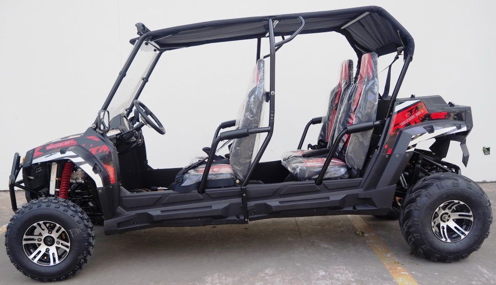 TrailMaster Challenger 300EX EFI 4-Seater UTV Side-by-Side, Shaft Drive with Independent Suspension