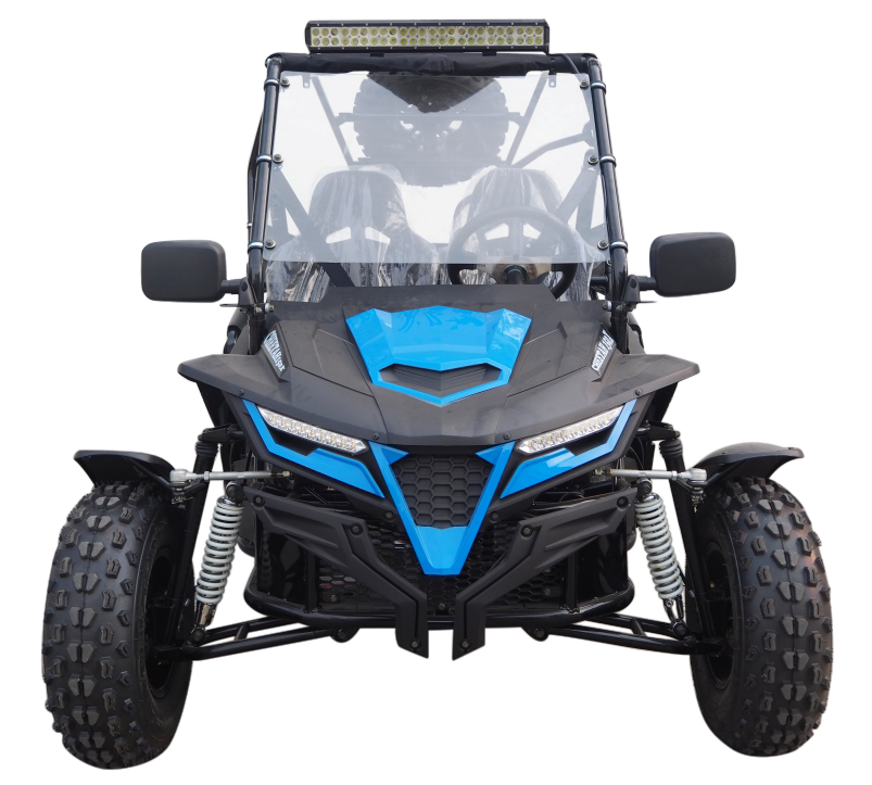 Cheetah 200X Go Kart (Special) CVT Automatic with Reverse, Alloy Wheels, Windshield