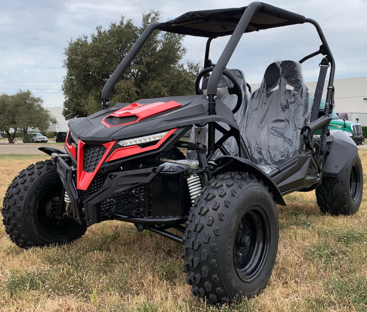 TrailMaster Cheetah 200 Full Size Buggy Go Kart, CVT Automatic with Reverse