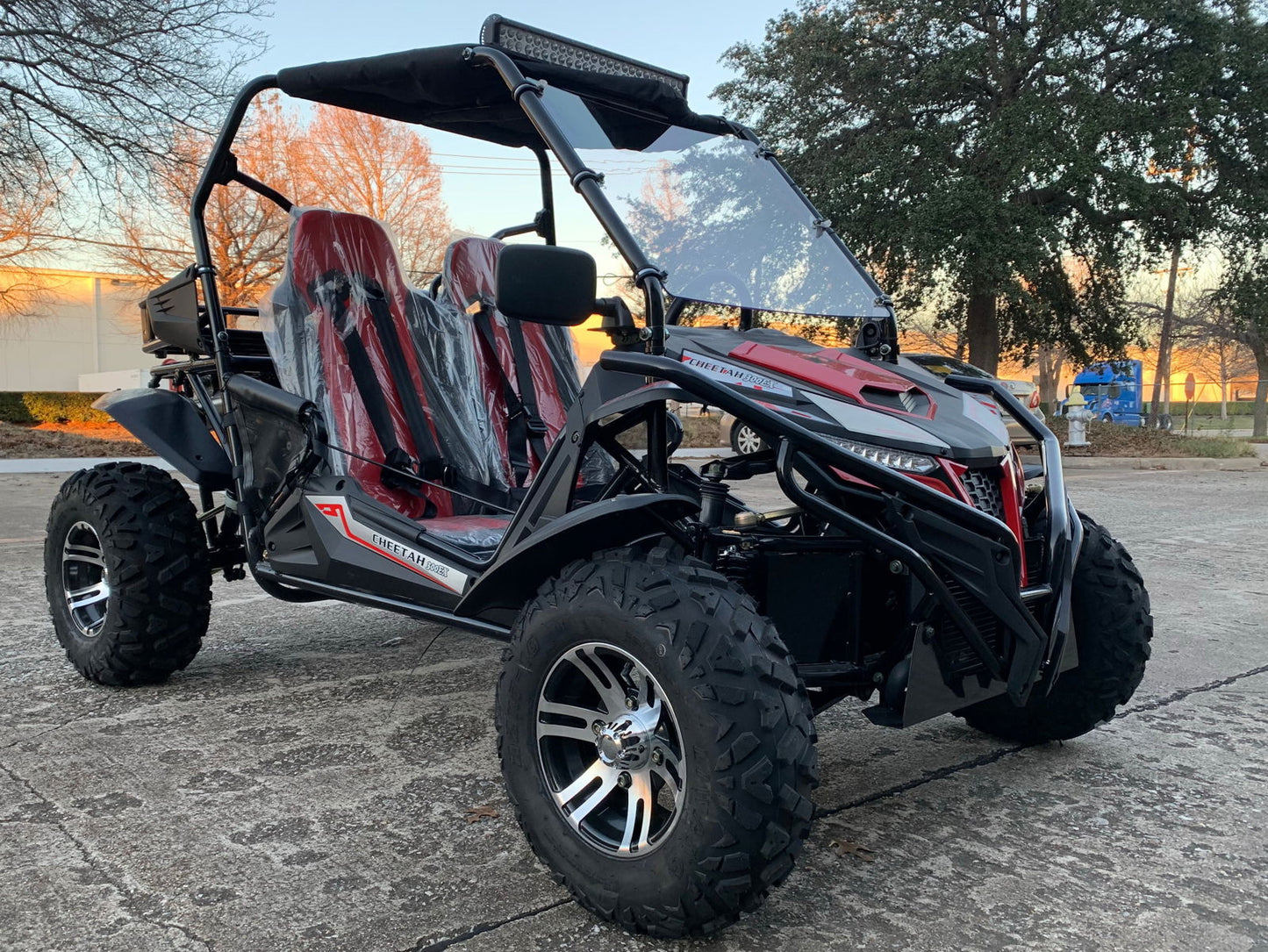 Cheetah 300EX EFI Deluxe UTV Go Kart, Shaft Drive, Liquid Cooled CVT Auto with Reverse
